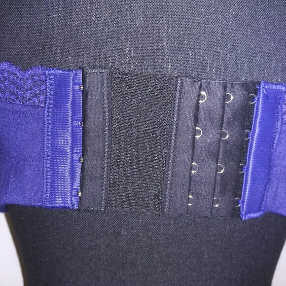 Parfait Navy Blue Wire Free Lace Stretch Bralette 38DD P5641 New/Tags - Picture 8 of 11